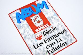 Teletón, Los Famosos con la Teletón (Coleccionador) (Soprole, 1996): Álbum Completo
