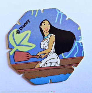 Pocahontas (Evercrisp, 1995): Tazo Nº 18 (Excelente Estado)