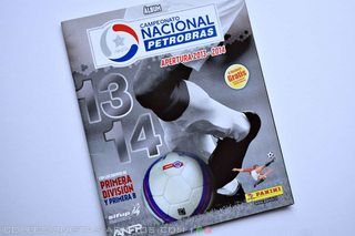 Fútbol 2013-2014, Campeonato Nacional Petrobras 2013-2014 (Panini, 2013): Álbum Vacío