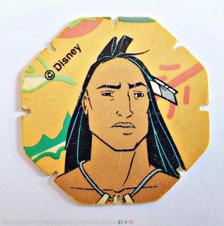 Pocahontas (Evercrisp, 1995): Tazo Nº 07 (Normal Estado)