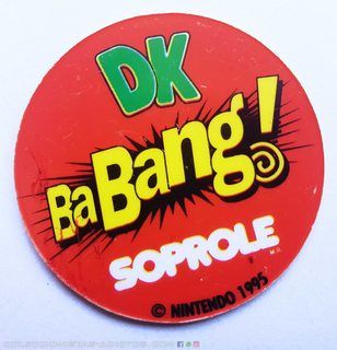 Donkey Kong DK (Soprole, 1995): Tazo Lanzador BaBang! (Excelente Estado)