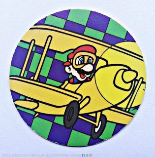 Mario Bros (Barcel, 1995): Tazo Maxi Nº 09 (Excelente Estado)