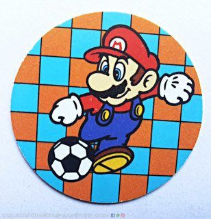Mario Bros (Barcel, 1995): Tazo Maxi Nº 10 (Excelente Estado)