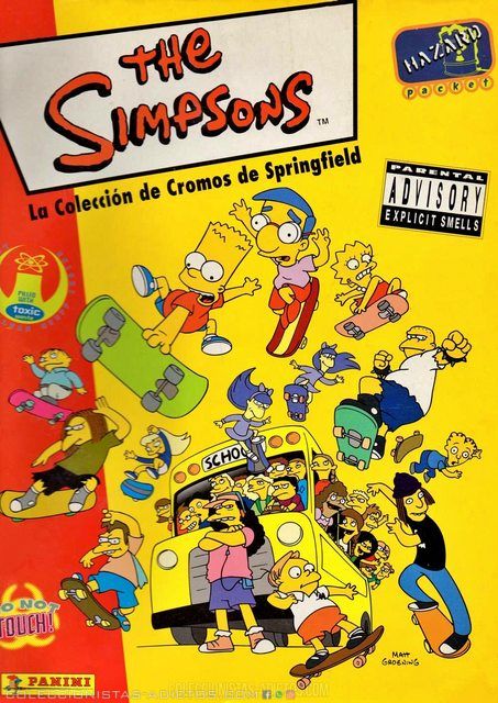 The Simpsons - La Colección de Cromos de Springfield (Panini, 1999): Álbum Digital (Categoría Normal)