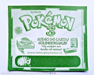 Pokémon 3 (Salo, 2000): Lámina Especial VI (A Pegar)