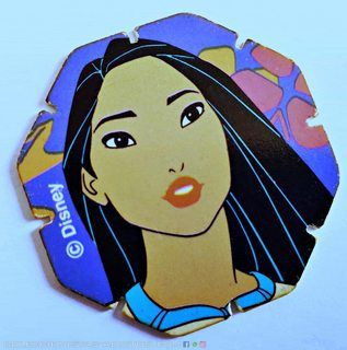 Pocahontas (Evercrisp, 1995): Tazo Nº 38 (Excelente Estado)