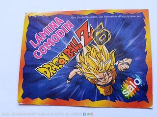 Dragon Ball Z6 (Salo, 2000): Lámina Comodin (A Pegar)