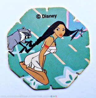 Pocahontas (Evercrisp, 1995): Tazo Nº 25 (Excelente Estado)