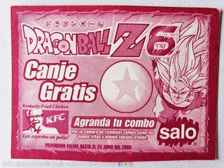 Dragon Ball Z6 (Salo, 2000): Holograma 4 (Reciclado)