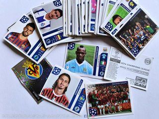 UEFA Champions League 2011-2012 (Panini, 2011): Pack, 30 Láminas (A Pegar, Sin Repetir)