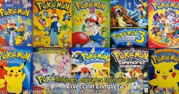 Pokémon: Colección Completa - Álbumes Digitales Formato PDF (Categoría Normal)