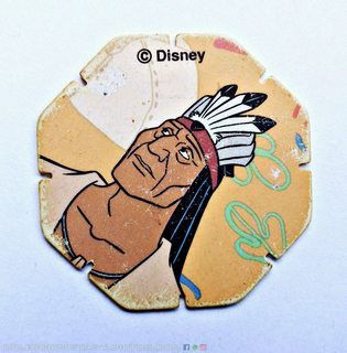 Pocahontas (Evercrisp, 1995): Tazo Nº 09 (Normal Estado)