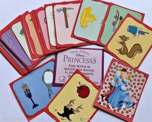 Mini Álbum Disney Princesas (Salo, 2001): Pack, 5 Láminas Especiales (Sin Repetir)