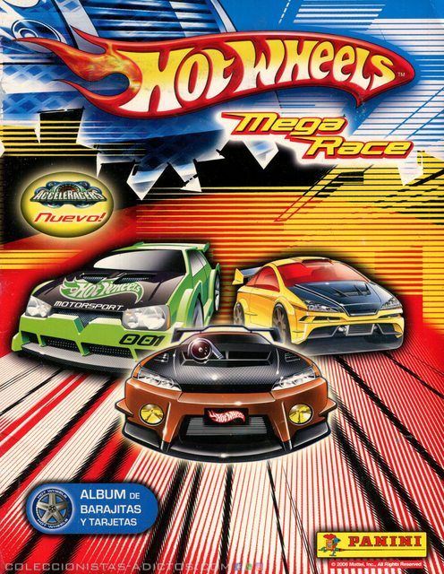 Hot Wheels Mega Race (Panini, 2005): Álbum Digital (Categoría Premium)
