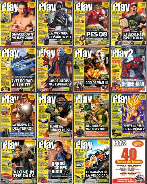 Play2mania (2000-2005): 121 Revistas, Colección Completa (Digital)