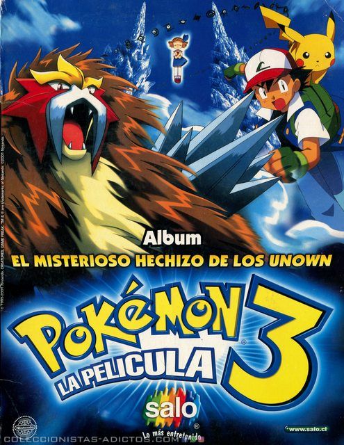 Pokemon 3, La Película (Salo, 2001): Álbum Digital (Categoría Premium)