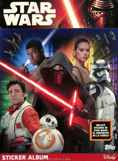 Star Wars The Force Awakens (Topps, 2016): Álbum Digital (Categoría Premium)