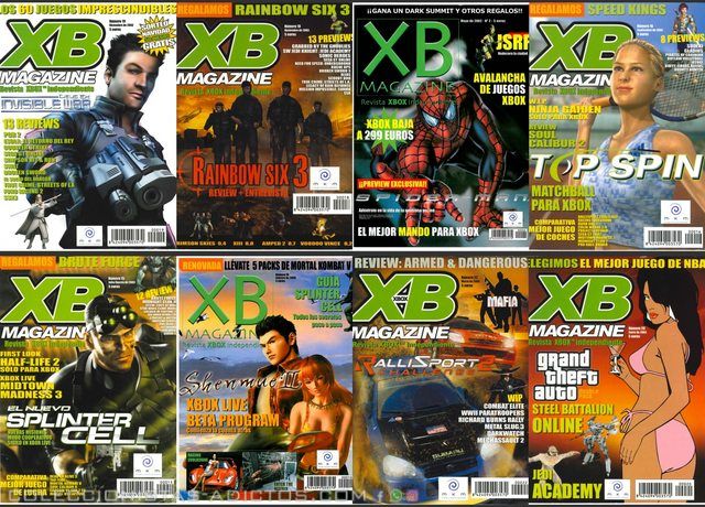 XB Magazine (2001-2019): 18 Revistas, Colección Completa (Digital)