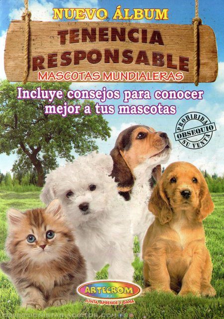 Mascotas Mundialeras, Tenencia Responsable (Artecrom, 2018): Álbum Digital (Categoría Premium)