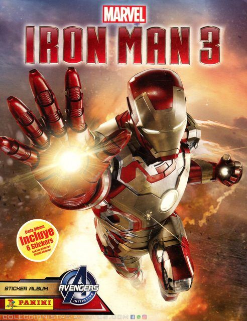 Iron Man 3 (Panini, 2013): Álbum Digital (Categoría Premium)