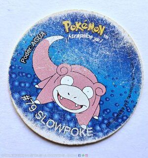 Pokémon 1 (Evercrisp, 1999): Tazo Nº 79 Slowpoke (Super Tazo, Normal Estado)
