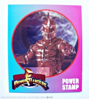 Power Rangers II (Saban, 1996): Carta Nº25 Power Stamp (Nueva)