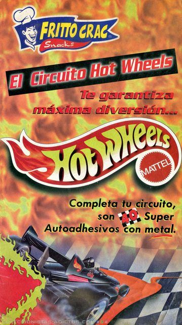 Hotwheels, El Circuito Hot Wheels (Coleccionador) (Fritto Crac, 1995): Álbum Digital (Categoría Premium)