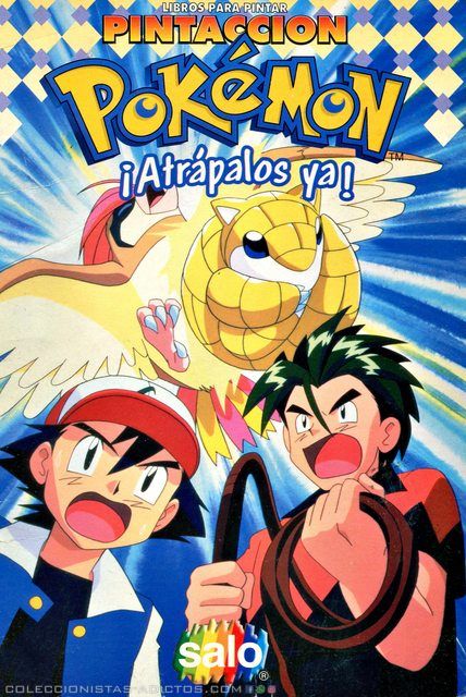 Pokémon Pintaccion 1, Libros De Pintar (Salo, 1998): Nº01 (Categoría Premium)