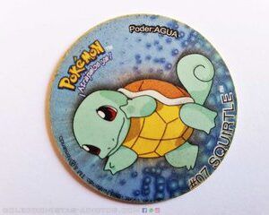 Pokémon 1 (Evercrisp, 1999): Tazo Nº 07 Squirtle (Normal Estado)