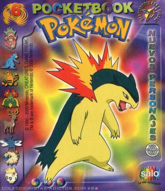Pokémon PocketBook, Libros De Pintar (Salo, 2000): Nº06 (Categoría Premium)