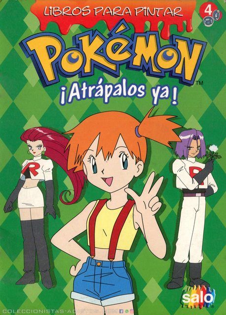 Pokémon Colecccion, Libros De Pintar  (Salo, 1998): Nº04 (Categoría Premium)