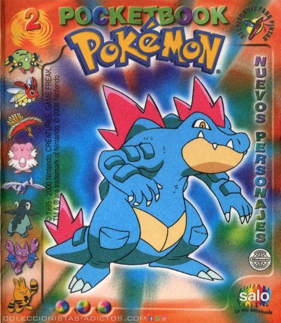 Pokémon, PocketBook 3, Libros De Pintar (Salo, 2001): Álbum Digital (Categoría Premium)