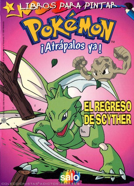 Pokémon, Libros Para Pintar (Salo, 1999): Álbum Digital (Categoría Premium)