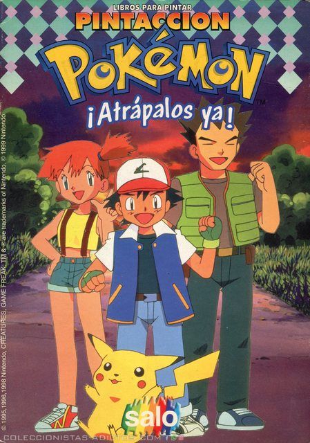 Pokémon Pintaccion 2, Libros De Pintar (Salo, 1998): Álbum Digital (Categoría Premium)