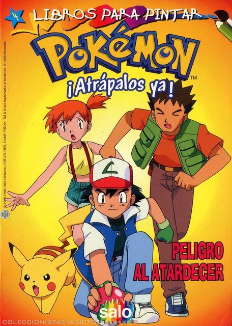 Pokémon, Libros Para Pintar (Salo, 1999): Álbum Digital (Categoría Premium)
