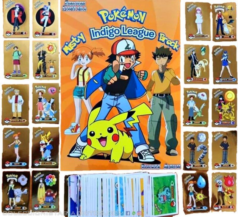 Pokémon, Indigo Liga: Álbum Completo A Pegar