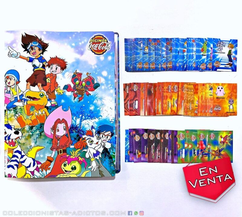 Digimon, Stickers Coca Cola: Álbum Completo A Pegar
