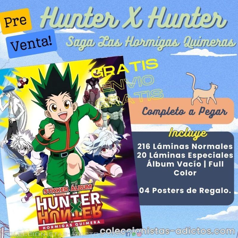 Hunter X, Saga de las Hormigas Quimeras: Álbum Completo A Pegar