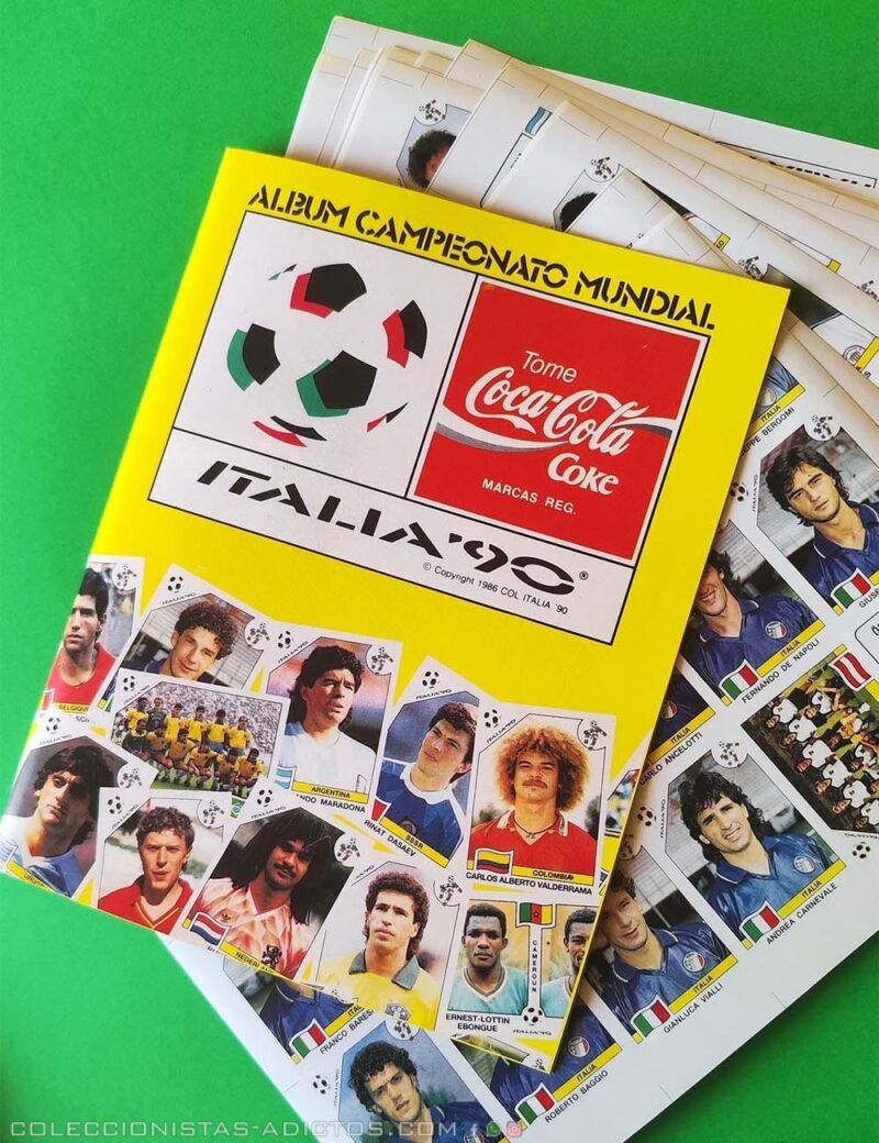 Copa Mundial 90' Italia: Álbum Completo A Pegar