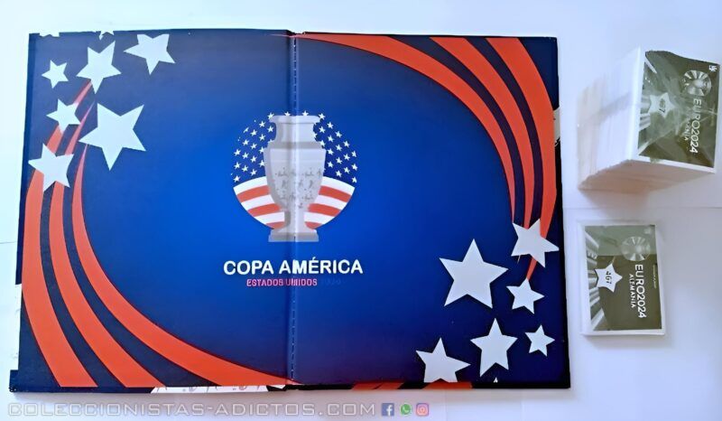 . Copa America 2024 [Tapa Dura] (3 Reyes) + EuroCopa: Álbum Completo A Pegar (1) foto 3