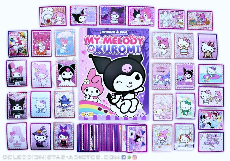 . Kuromi, My Melody: Álbum Completo A Pegar