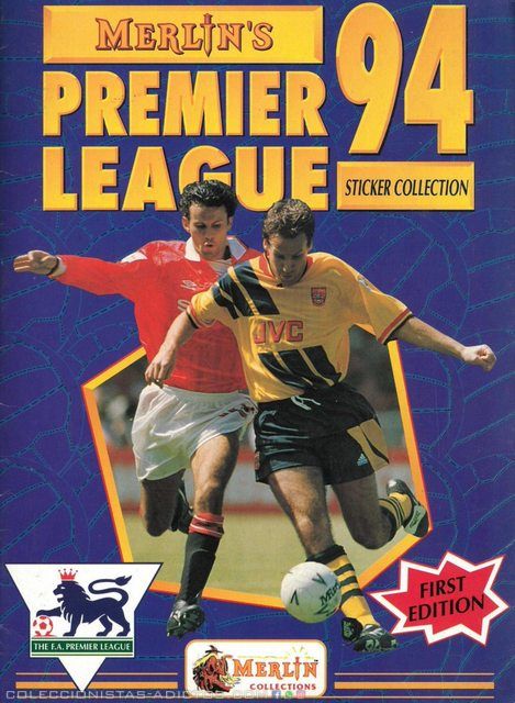 Liga Inglesa (Premier League) 94' (Panini, 1994): Álbum Digital (Categoría Normal)