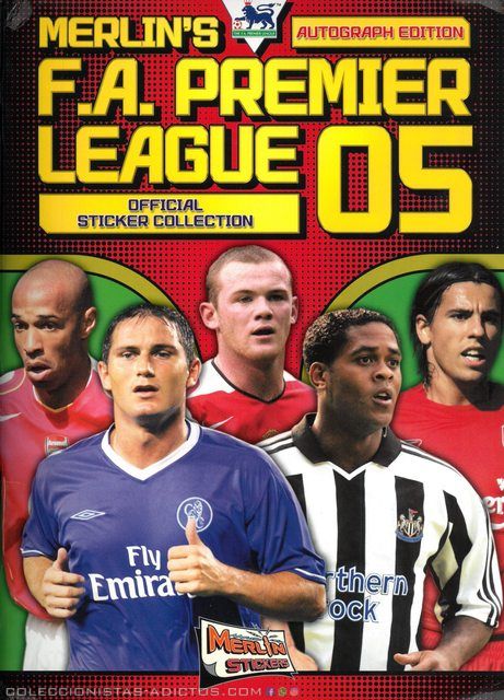 Liga Inglesa (Premier League) 2005 (Panini, 2005): Álbum Digital (Categoría Normal)