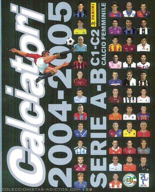 Liga Italiana 2004-05 (Panini, 2004): Álbum Digital (Categoría Normal)