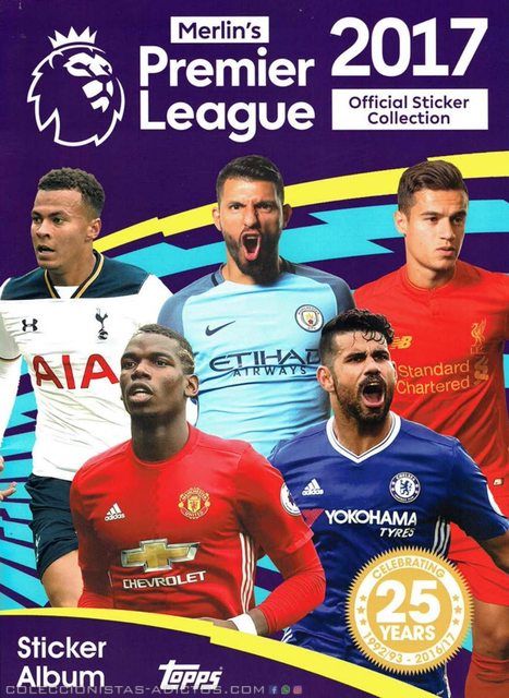 Liga Inglesa (Premier League) 2017 (Panini, 2017): Álbum Digital (Categoría Normal)