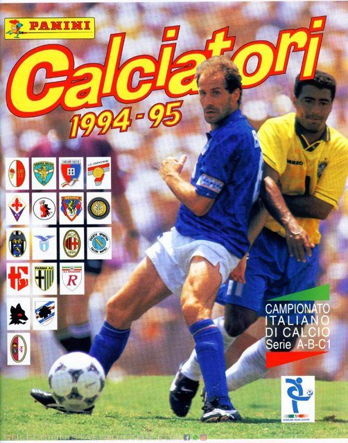 Liga Italiana 94'-95 (Panini, 1994): Álbum Digital (Categoría Normal)