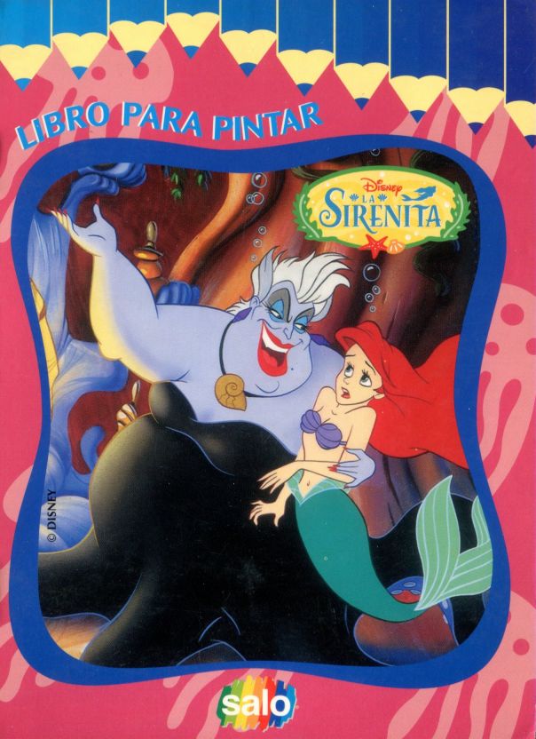 La Sirenita, Libro [Libro de Pintar] (Salo, 1998): Álbum Digital (Categoría Premium)