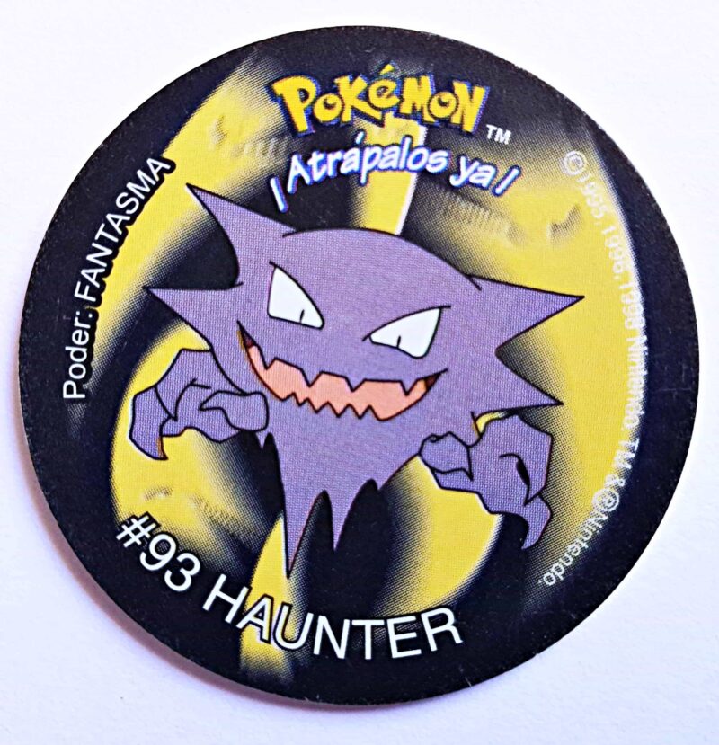 Pokémon 2 (Evercrisp, 1999): Nº93 (Tazo Haunter) (Excelente Estado)