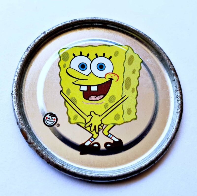 Bob Esponja (Evercrisp, 2003): Nº38 Tazo Metalix (Excelente Estado)