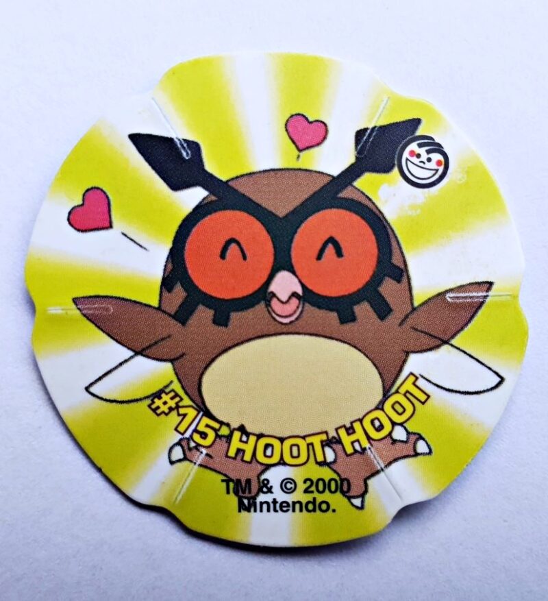 Pokémon 2-3D: Hoot Hoot (Tazo) (Evercrisp, 1999) (Excelente Estado)